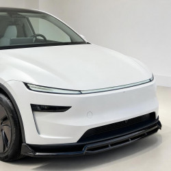 Frontlippe Lippe Schwert Frontspoiler Spoiler ABS Glanz Schwarz passend für Tesla Model Y Facelift - 4262