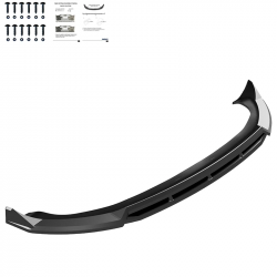 Frontlippe Lippe Schwert Frontspoiler Spoiler ABS Glanz Schwarz passend für Tesla Model Y Facelift - 4262
