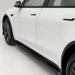 Sideskirts Seitenschweller Ansätze ABS schwarz glänzend passend für Tesla Model Y Facelift - 4263