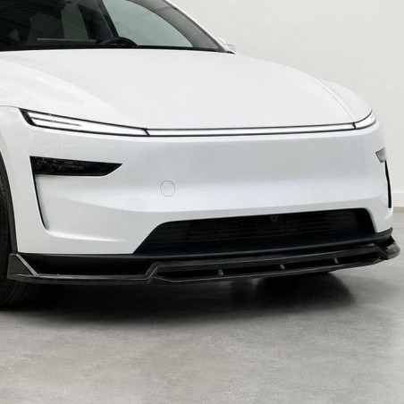 Frontlippe Lippe Schwert Frontspoiler Spoiler ABS Glanz Schwarz passend für Tesla Model Y Facelift - 4262