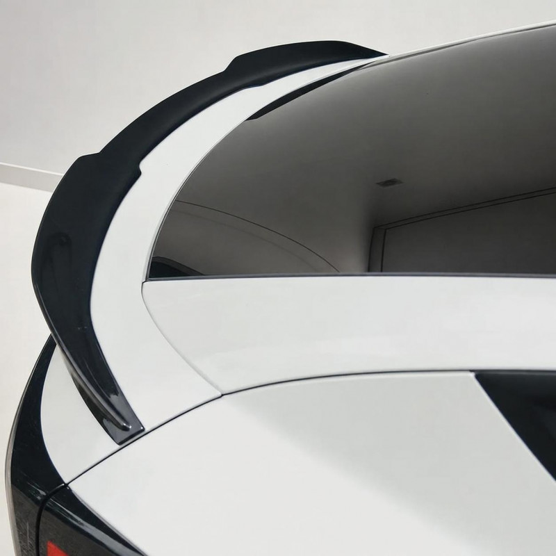 Heckspoiler Lippe Spoiler Flaps Aufsatz ABS Glanz Schwarz passend für Tesla Model Y Facelift - 4265