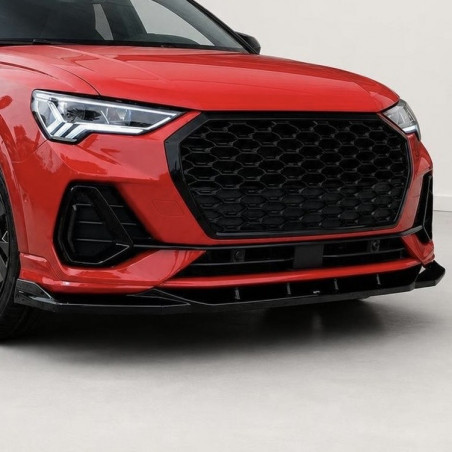 Frontlippe Spoiler Lippe Schwert Frontspoiler ABS Glanz für AUDI Q3 S-Line Sportback/SUV F3 - 4266