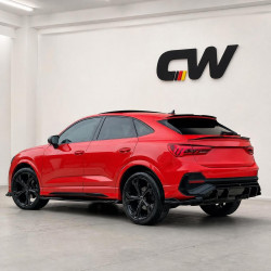 Heckdiffusor Diffusor Heck Ansatz ABS schwarz glänzend passend für AUDI Q3 F3 Sline Sportback - 4268