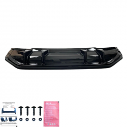Heckdiffusor Diffusor Heck Ansatz ABS schwarz glänzend passend für AUDI Q3 F3 Sline Sportback - 4268