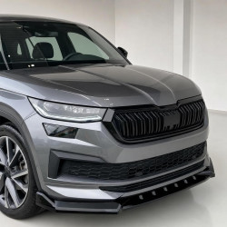 Frontlippe Spoiler Lippe Schwert Frontspoiler ABS Glanz für SKODA Kodiaq Sportline MK1 Facelift - 4271