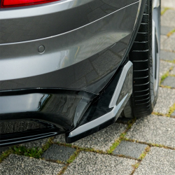 Heckdiffusor Diffusor Heck Ansatz ABS schwarz glänzend passend für SKODA Kodiaq Sportline MK1 + Facelift - 4273