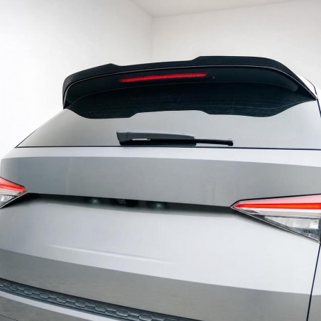 Dachspoiler Heckspoiler Lippe Spoiler Flaps Aufsatz ABS Glanz Schwarz passend für SKODA Kodiaq Sportline MK1 Facelift - 4274