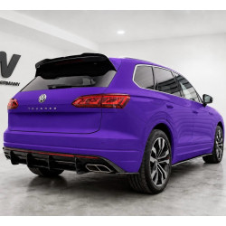 Dachspoiler Heckspoiler Lippe Spoiler Flaps Aufsatz ABS Glanz Schwarz passend für VW Touareg R-Line Mk3 Vorfacelift - 4279