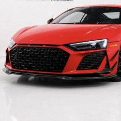 2291 - Frontlippe Spoiler Schwert V1  Vollcarbon passend für AUDI R8 Typ 4S Facelift 2019 bis 2023