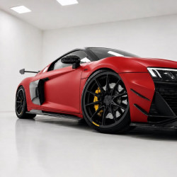2293 - Seitenschweller Ansatz Sideskirt Extension V2 Vollcarbon Carbon passend für AUDI R8 TYP 4S Facelift 2019 bis 2023