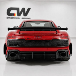 2296 - Heckdiffusor Diffusor Heckansatz Ansatz Vollcarbon passend für AUDI R8 TYP 4S Facelift 2019 bis 2023