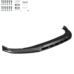 Frontlippe Lippe Schwert Frontspoiler Spoiler ABS Glanz Schwarz passend für CUPRA Terramar MK1 - 4285