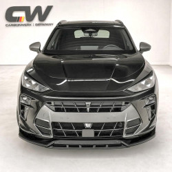 Frontlippe Lippe Schwert Frontspoiler Spoiler ABS Glanz Schwarz passend für CUPRA Terramar MK1 - 4285