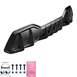 Heckdiffusor Diffusor Heck Ansatz ABS schwarz glänzend passend für CUPRA Terramar MK1 - 4287