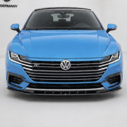 Frontlippe Lippe Schwert Frontspoiler Spoiler ABS Glanz Schwarz passend für VW Arteon MK1 R-Line Vorfacelift - Inkl. ABE - 4290