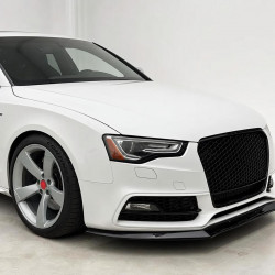 Frontlippe Lippe Schwert Frontspoiler ABS Glanz Schwarz passend für Audi A5 8T Facelift mit S-Line + S5 - inkl. ABE - 2799
