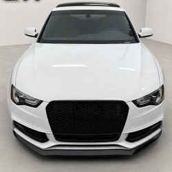 Frontlippe Lippe Schwert Frontspoiler ABS Glanz Schwarz passend für Audi A5 8T Facelift mit S-Line + S5 - inkl. ABE - 2799