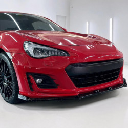 Frontlippe Lippe Schwert Frontspoiler Spoiler ABS Glanz Schwarz passend für Subaru BRZ Mk1 Facelift - mit ABE - 4291
