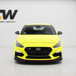 Frontlippe Spoiler Schwert Performance ABS schwarz glänzend passend für Hyundai I30N Mk3 ab 2017