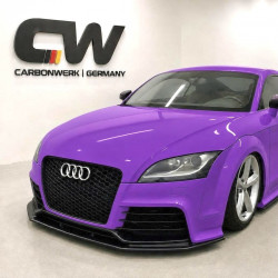 Frontlippe Lippe Schwert ABS Glanz schwarz passend für Audi TT RS 8J