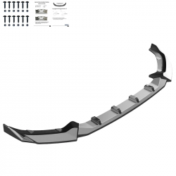 Frontlippe Lippe Schwert Frontspoiler Spoiler ABS Glanz für BMW 5er i5 G60 G61 mit MPaket - 4297