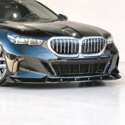 Frontlippe Lippe Schwert Frontspoiler Spoiler ABS Glanz für BMW 5er i5 G60 G61 mit MPaket - 4297