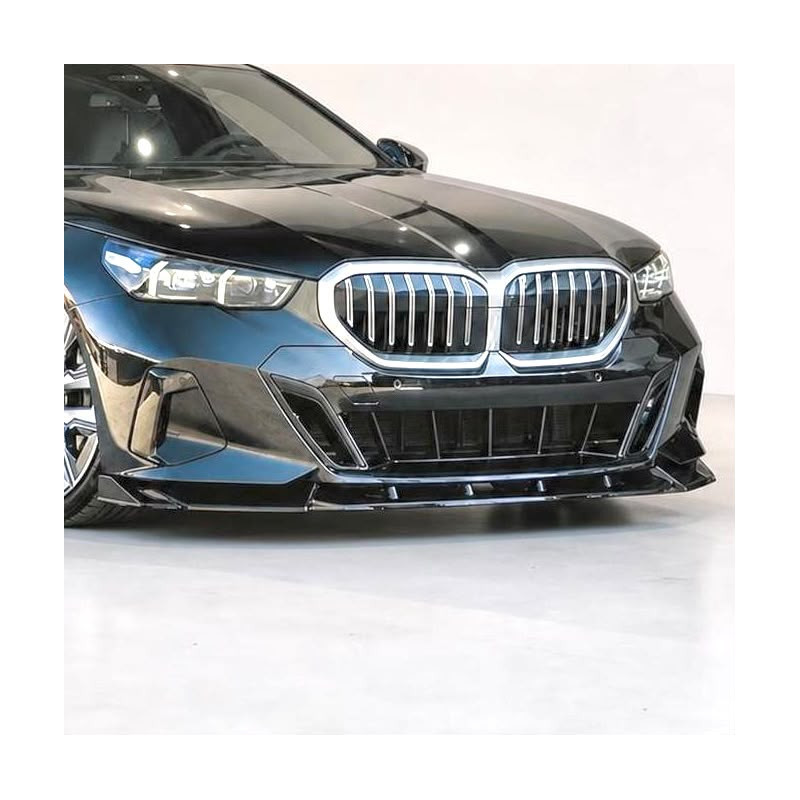 Frontlippe Lippe Schwert Frontspoiler Spoiler ABS Glanz für BMW 5er i5 G60 G61 mit MPaket - 4297
