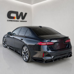 Seitenschwelleransatz Sideskirt Extension ABS schwarz glanz passend für BMW 5er i5 G61 G61 mit MPaket - 4298