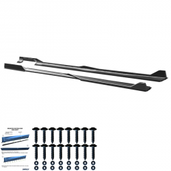 Seitenschwelleransatz Sideskirt Extension ABS schwarz glanz passend für BMW 5er i5 G61 G61 mit MPaket - 4298