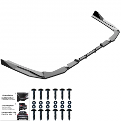 Heckdiffusor Diffusor Heck Ansatz ABS schwarz glänzend passend für BMW 5er i5 G61 G61 mit MPaket - 4300