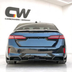 Heckdiffusor Diffusor Heck Ansatz ABS schwarz glänzend passend für BMW 5er i5 G61 G61 mit MPaket - 4300