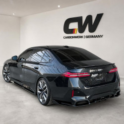 Heckdiffusor Diffusor Heck Ansatz ABS schwarz glänzend passend für BMW 5er i5 G61 G61 mit MPaket - 4300