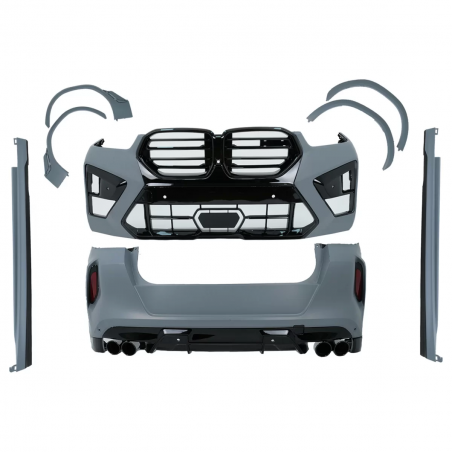 Bodykit Stoßstange Vorne Hinten Umbau Set passend für BMW X6 G06 LCI nicht X6 M oder F96 - 4301