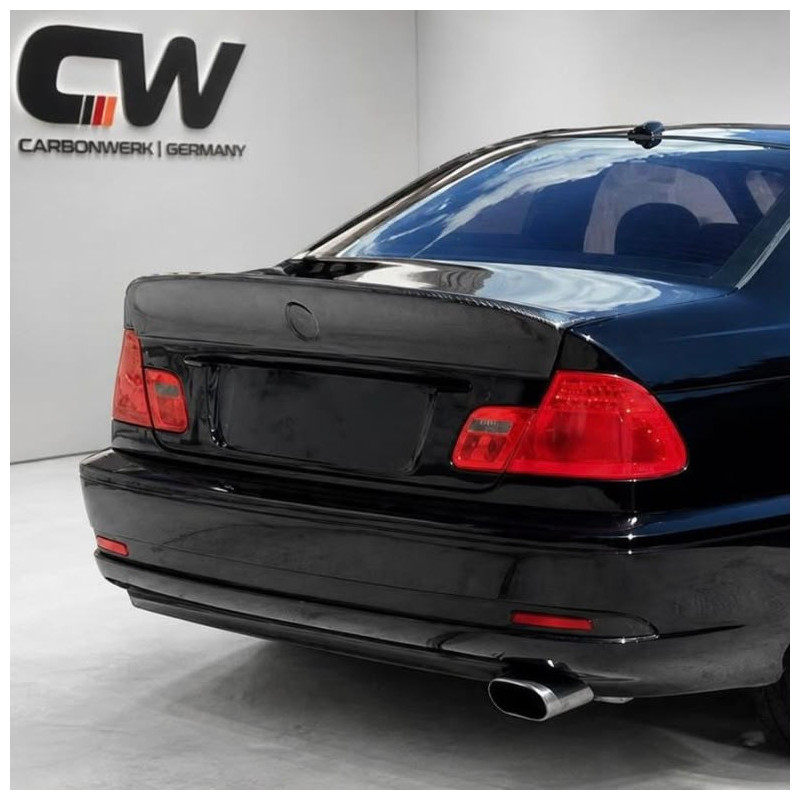 Heckspoiler Lippe Spoiler CSL schwarz glänzend passend für BMW 3er E46 + M3 Coupe - 4303