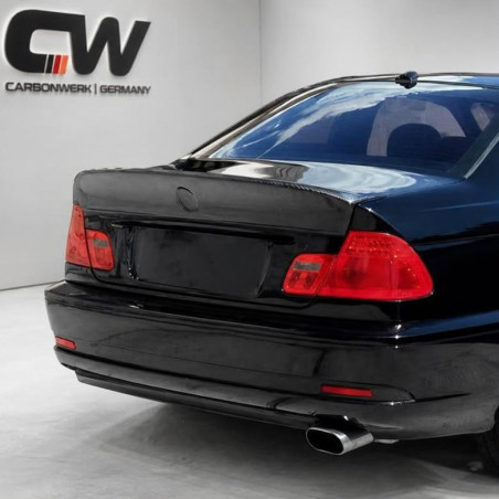 Heckspoiler Lippe Spoiler CSL schwarz glänzend passend für BMW 3er E46 + M3 Coupe - 4303