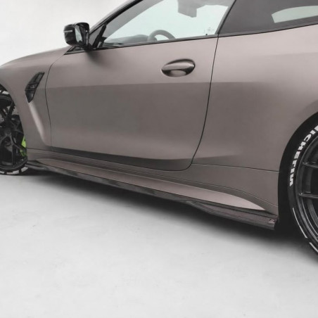 Seitenschwelleransatz Sideskirt Extension ABS schwarz glanz passend für BMW M4 G82 G83 - 4304