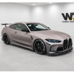 Seitenschwelleransatz Sideskirt Extension ABS schwarz glanz passend für BMW M4 G82 G83 - 4304