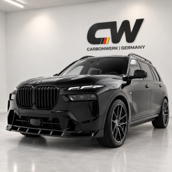 Frontlippe Lippe Schwert Frontspoiler Spoiler ABS Glanz für X7 G07 Facelift ab 2022 mit MPaket - 4307