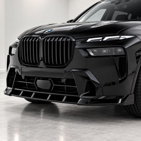 Frontlippe Lippe Schwert Frontspoiler Spoiler ABS Glanz für X7 G07 Facelift ab 2022 mit MPaket - 4307