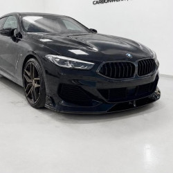 Frontlippe Lippe Spoiler Schwert AC ABS Glanz Schwarz für BMW 8er G14 G15 G16 M Sportpaket - 2828