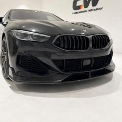 Frontlippe Lippe Spoiler Schwert AC ABS Glanz Schwarz für BMW 8er G14 G15 G16 M Sportpaket - 2828