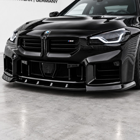 Frontlippe Lippe Schwert Frontspoiler Spoiler ABS Glanz für BMW M2 G87 - 4309