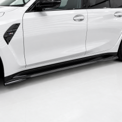 Seitenschwelleransatz Sideskirt Extension ABS schwarz glanz passend für BMW M3 G80 G81 - 4305
