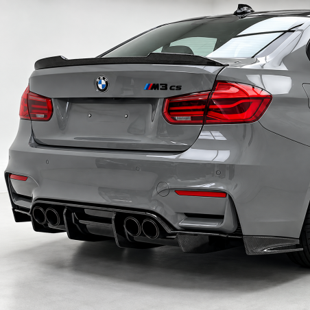 Heckdiffusor Diffusor Heck Ansatz DEEP Vollcarbon passend für BMW F80 M3 und F82 F83 M4 - 1576