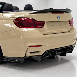 Heckdiffusor Diffusor Heck Ansatz DEEP Vollcarbon passend für BMW F80 M3 und F82 F83 M4 - 1576