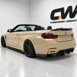 Heckdiffusor Diffusor Heck Ansatz DEEP Vollcarbon passend für BMW F80 M3 und F82 F83 M4 - 1576