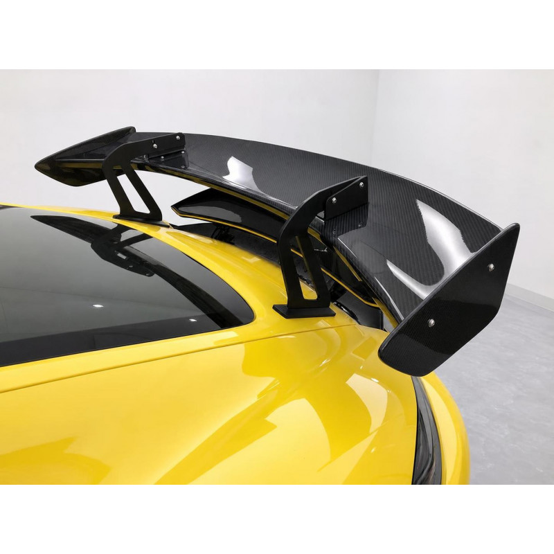 Heckflügel Heckspoiler Spoiler Lippe Ansatz GT4 Vollcarbon passend für Porsche Cayman Boxster 718 981 987 - 4316