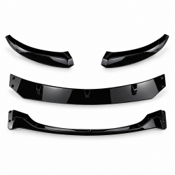 2521 - Frontlippe Lippe Frontspoiler Schwert ABS Glanz Schwarz passend für BMW 1er E82 E88 M Paket