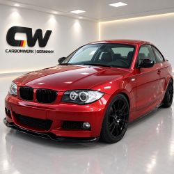 2521 - Frontlippe Lippe Frontspoiler Schwert ABS Glanz Schwarz passend für BMW 1er E82 E88 M Paket