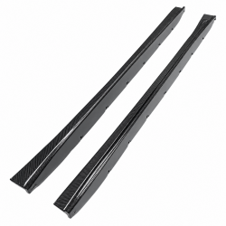 Seitenschwelleransatz Sideskirt Extension Vollcarbon passend für BMW M3 G80 Limousine G81 Touring - 4317